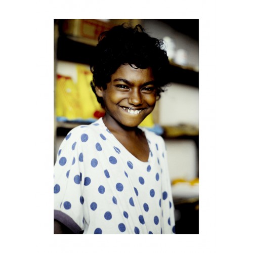 Portrait d'une enfant sri lankaise
